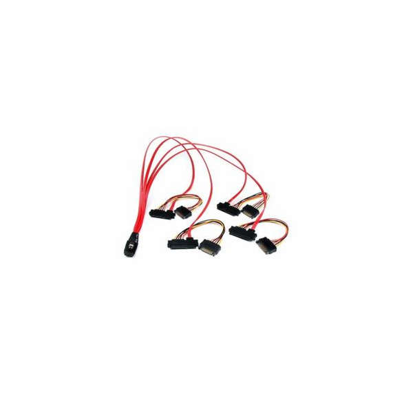 ARECA cable mini SAS 4i (SFF-8087) to 4x SAS (SFF-8482) 75cm