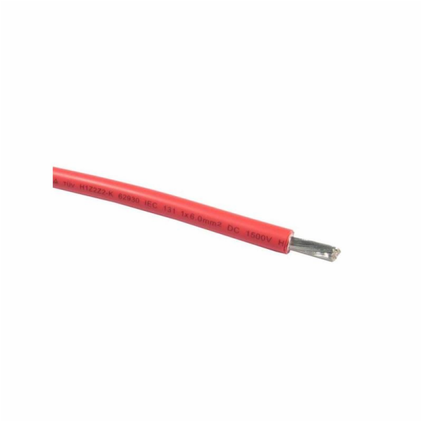 Solární&nbsp;kabel&nbsp;10mm2,&nbsp;1500V,&nbsp;červený