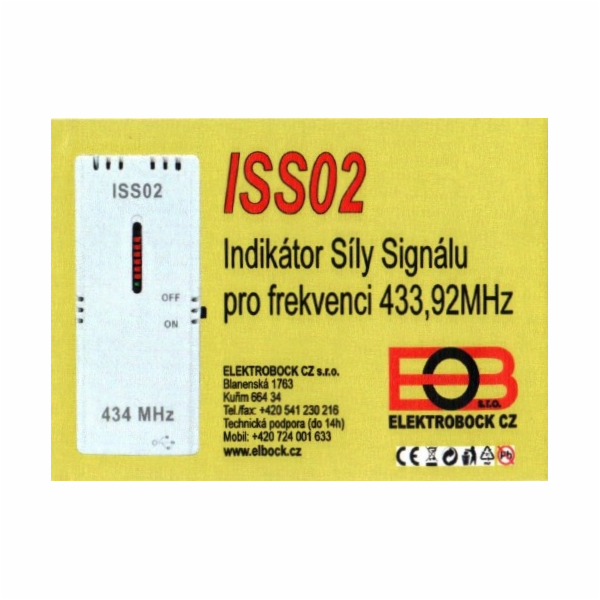 ELEKTROBOCK Indikátor síly signálu pro frekvenci 433,92MH...