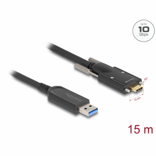 Delock Aktivní optický kabel USB 10 Gbps-A samec na USB T...