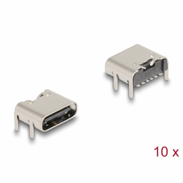 Delock 6-pinový SMD konektor USB 5 Gbps USB Type-C™, zásu...