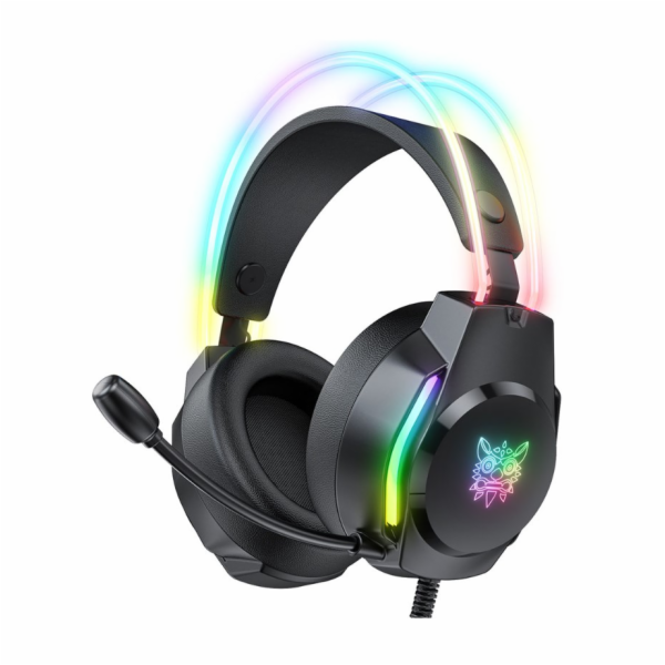 DeTech Onikuma X26 Sluchátka s mikrofonem, 3.5mm, USB - č...