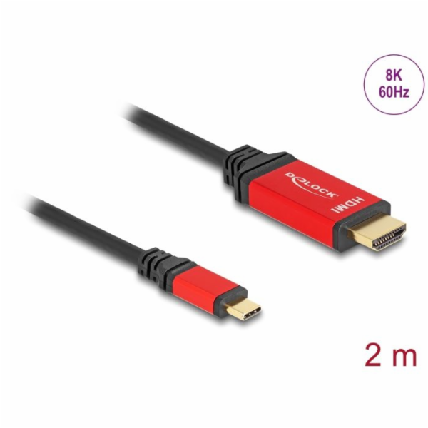 Delock Kabel USB Type-C™ na HDMI (DP Alt Mód) 8K 60 Hz s ...