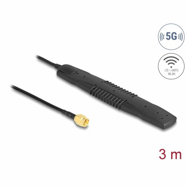 Delock 5G LTE, WLAN Anténa SMA samec 2,5 dBi všesměrová f...