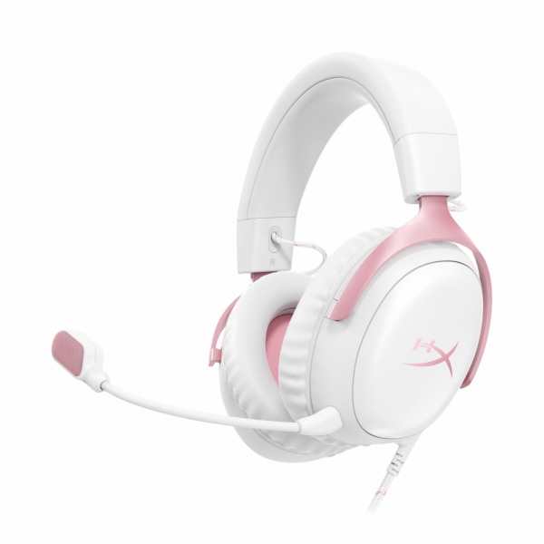 HP HyperX Cloud III WHT/PNK Gaming Headset