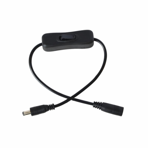 Kabel pro LED pásek s vypínačem a konektory 5,5 x 2,1mm, ...