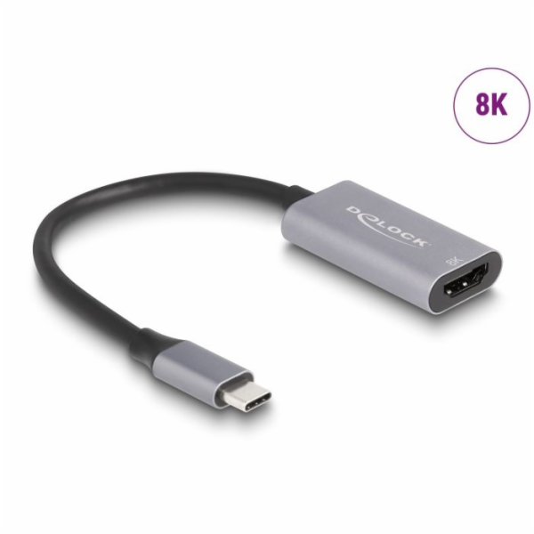 Delock Adaptér USB Type-C™ na HDMI (DP Alt Mód) 8K s funk...