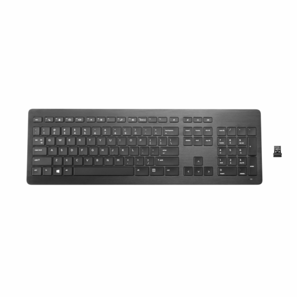 HP Wireless Premium Bezdrátová klávesnice, SK - černá Bez...