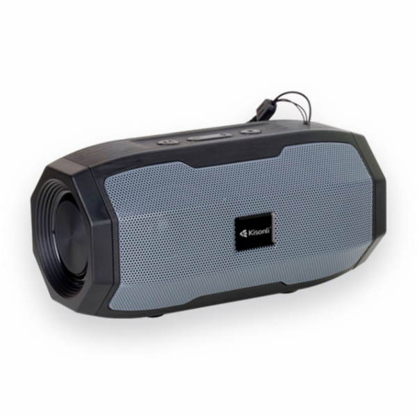 DeTech Bluetooth reproduktor Kisonli S9 TWS - šedý Blueto...