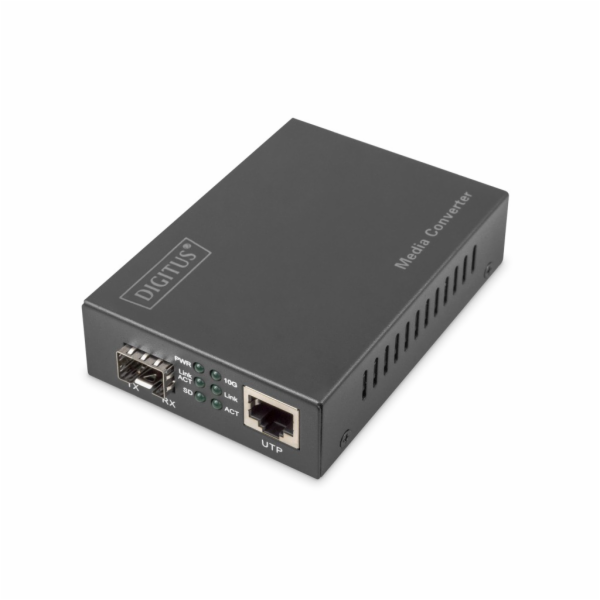 DIGITUS 10 Gigabit Ethernet Media Converter, SFP podporuj...