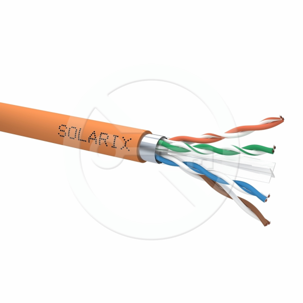Instalační kabel Solarix CAT6A UTP LSOHFR B2ca-s1,d1,a1 5...