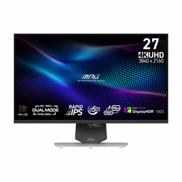 MSI MPG/274URDFW E16M/27"/IPS/4K UHD/160Hz/0,5ms/Černá/3R