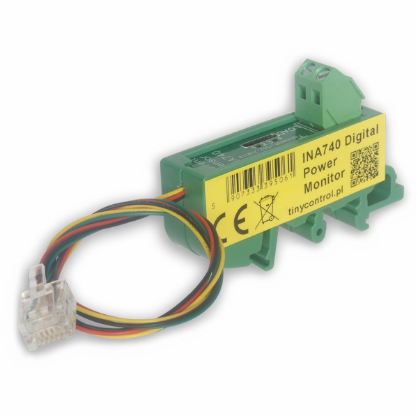 TINYCONTROL INA740 digitální elektroměr na DIN lištu pro ...