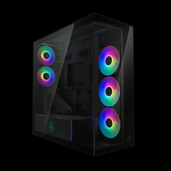 ARCTIC Xtender VG Mirrow Black Design, Tower-Gehäuse