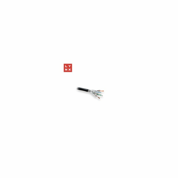 LYNX SFTP kabel, Cat6a, PE, celoměděný, venkovní, černý, ...