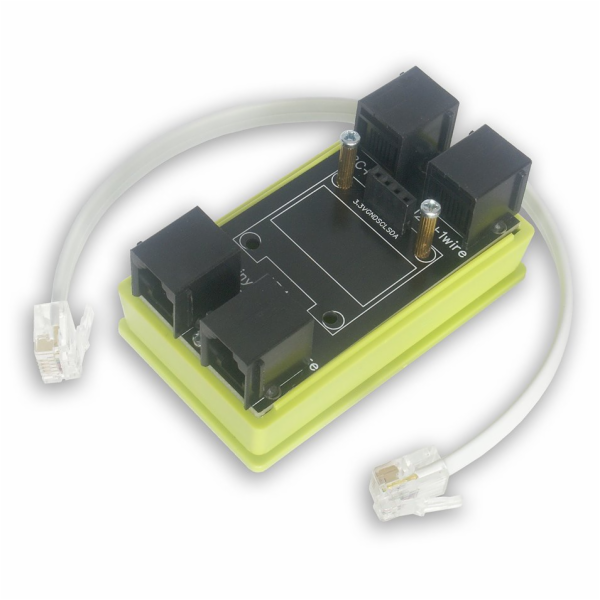 TINYCONTROL tB4 - rozšíření s 1-Wire, I2C, OLED pro LAN o...