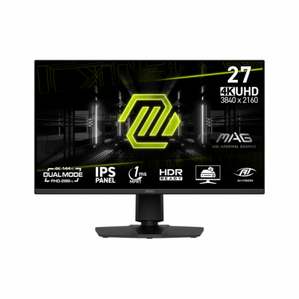 MSI LCD MAG 275UPD E14, 27", 3840x2160, 288Hz, 4,0 ms, VE...