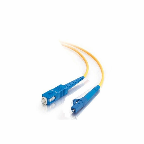 Optický patchkabel SIMPLEX, LC/UPC-SC/UPC 9/125um SM, 2m,...