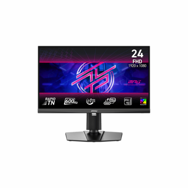 MSI MPG/242R X60N/24,1"/TN/FHD/600Hz/0,1ms/Černá/3R