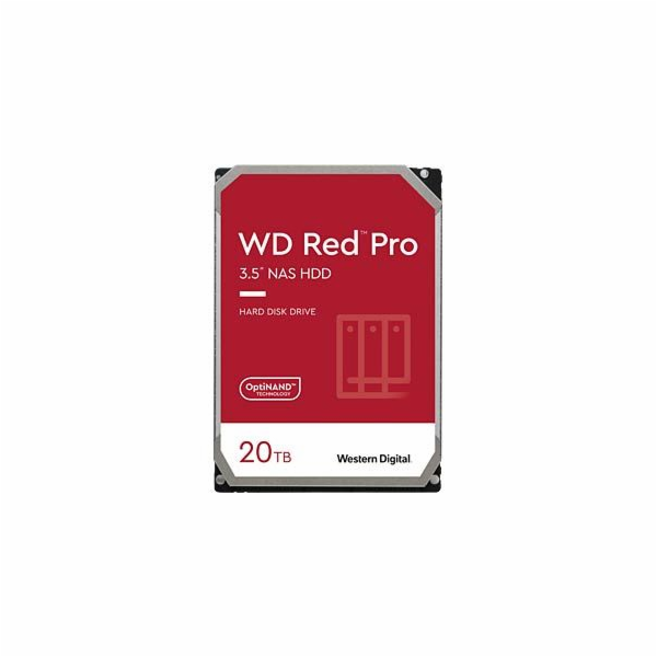 QNAP WD, HDD, Red Pro, SATA III, 3.5-inch, 20TB, WD202KFGX