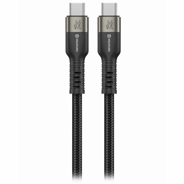 Swissten datový video kabel USB 4.0, USB-C, 240w, 8k@60hz...
