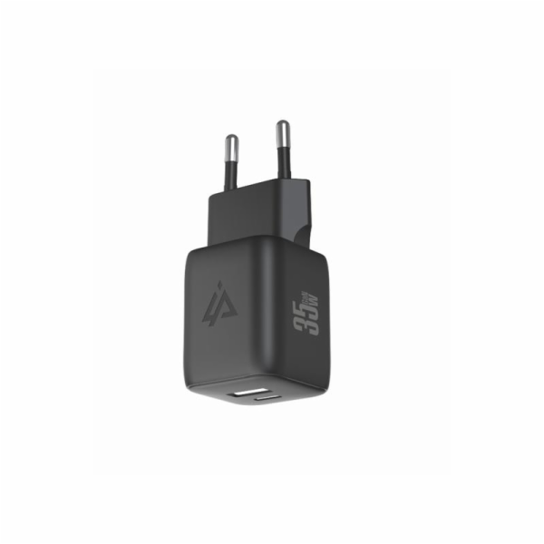 Adaptér USB iPEAX GaN USB/USB-C 90010127 Black