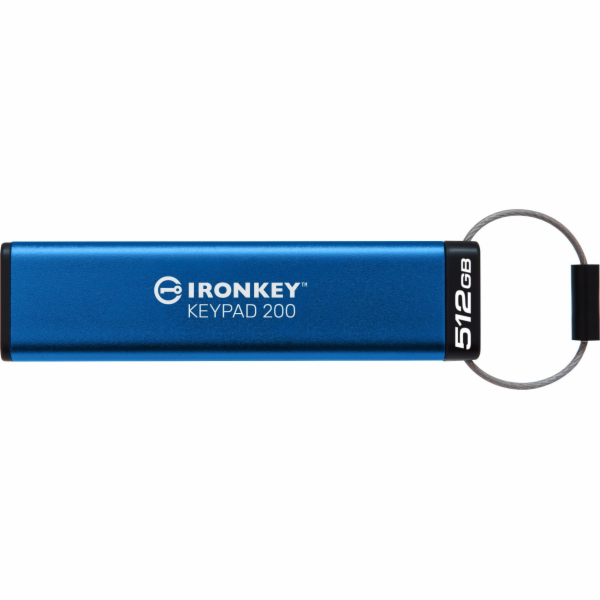 Kingston IronKey Keypad 200 USB flash disk 512GB USB-A AE...