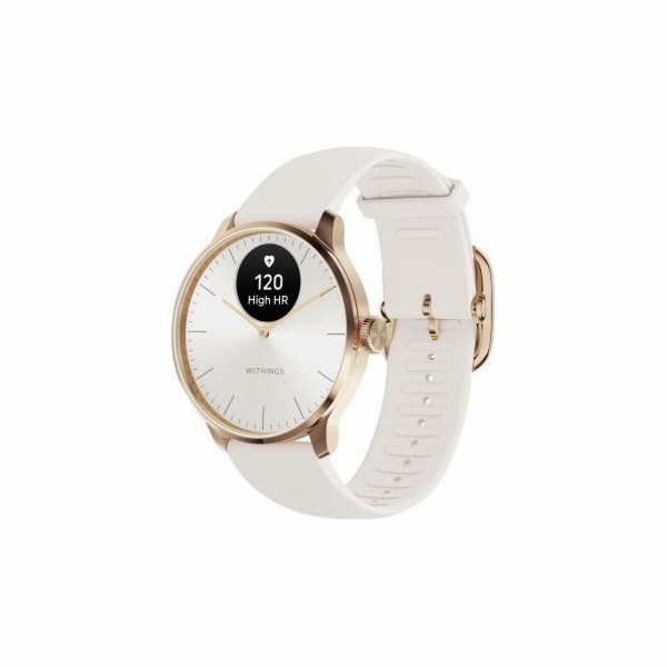 Hodinky Withings Withings ScanWatch Light, růžové zlato bílé