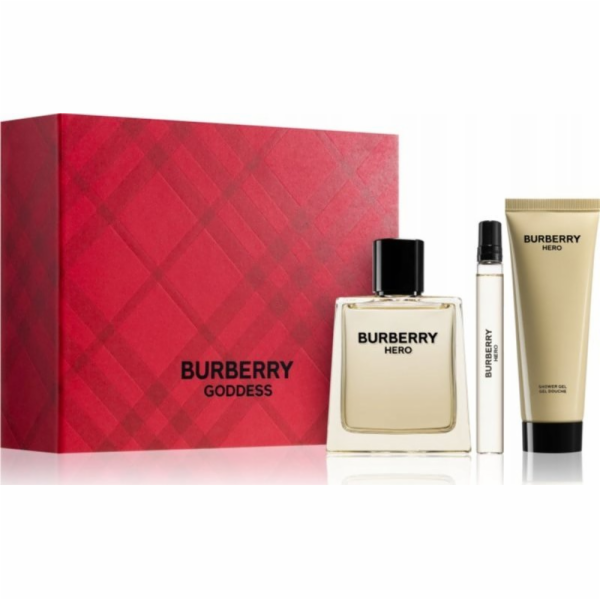 SET Burberry Hero EDT 100ml + SG 75ml + EDT 10ml