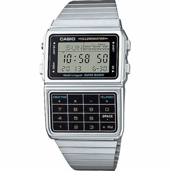 Casio Watch Unisex hodinky Casio DATABANK CALCULATOR STEE...