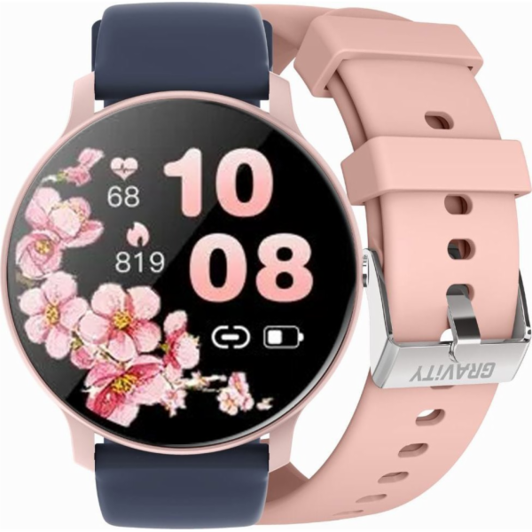Gravity Chytré hodinky SMARTWATCH - GT1-7 PRO PK/PK/BU