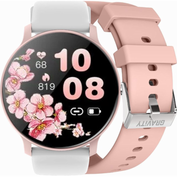 Gravity Chytré hodinky SMARTWATCH - GT1-6 PRO PK/PK/WH