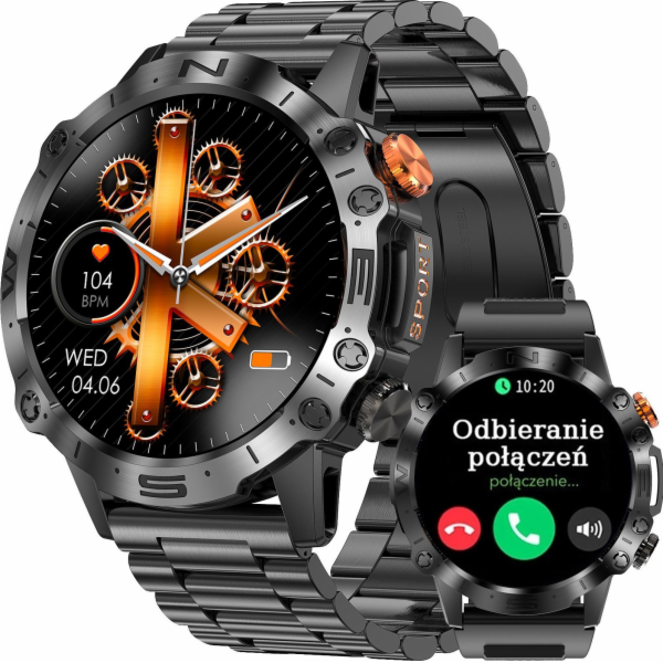 Chytré hodinky Gravity Pánské hodinky SMARTWATCH GT20-1