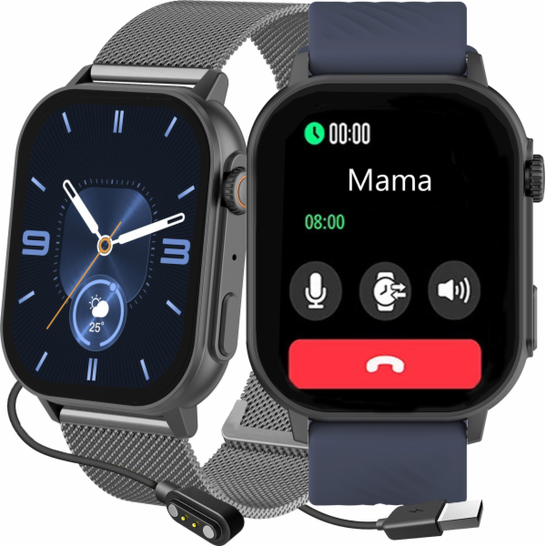 Chytré hodinky Gravity SMARTWATCH GRAVITY GT15-4 TI/TI/BU