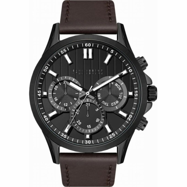 PÁNSKÉ HODINKY PAUL LORENS - PL8071A2-1B2 (zg373c) + KRAB...