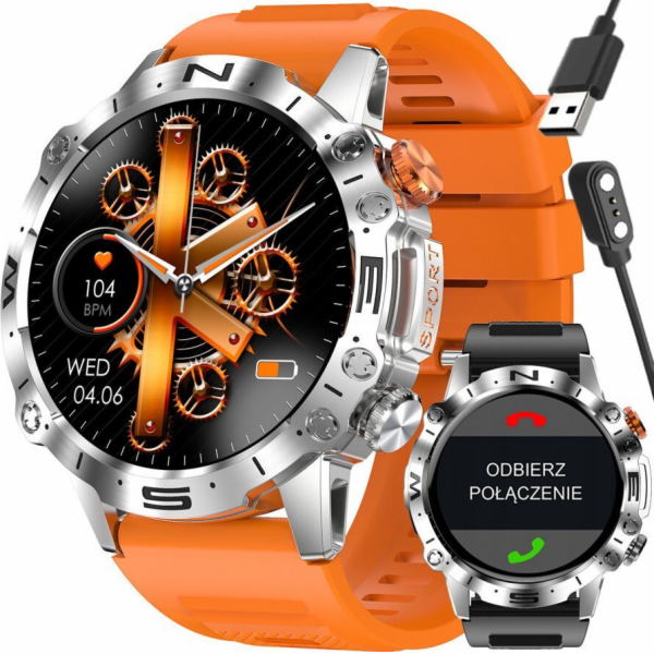 Chytré hodinky Gravity SMARTWATCH PÁNSKÉ GT20-4 - AMOLED,...
