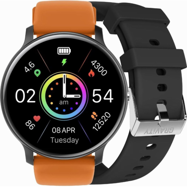 Gravity Chytré hodinky SMARTWATCH - GT1-2 PRO BK/BK/OG