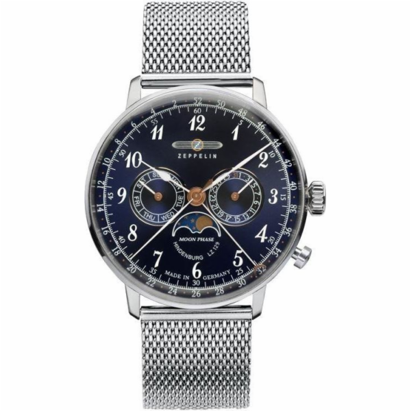 Zeppelin Hodinky LZ129 Hindenburg 7036M-3 Quartz Blue (25...