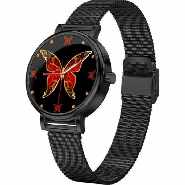 Chytré hodinky Rubicon LW06 Black (RNBE64BIBX05AX)