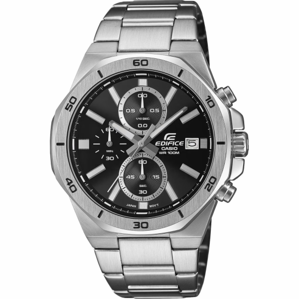 EDIFICE Sportovní hodinky Casio EFV-640D-1AVUEF100m stříb...