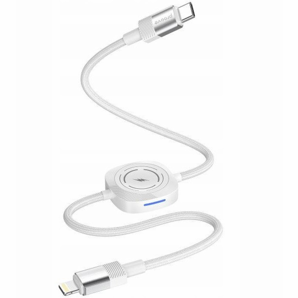 PROOVE Kabel USB-C na Lightning 27W + Qi nabíječka pro ch...