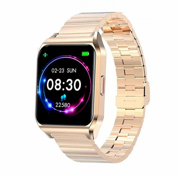 Rubicon Chytré hodinky E89 růžové zlato (RNCE89)