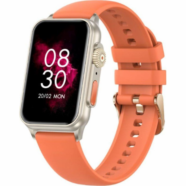 Rubicon Chytré hodinky SmartWatch Rubicon RNCF06 oranžové...