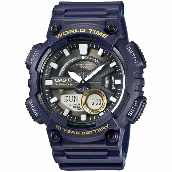 Casio Pánské hodinky Gerton AEQ-110W-2AVDF + KRABIČKA
