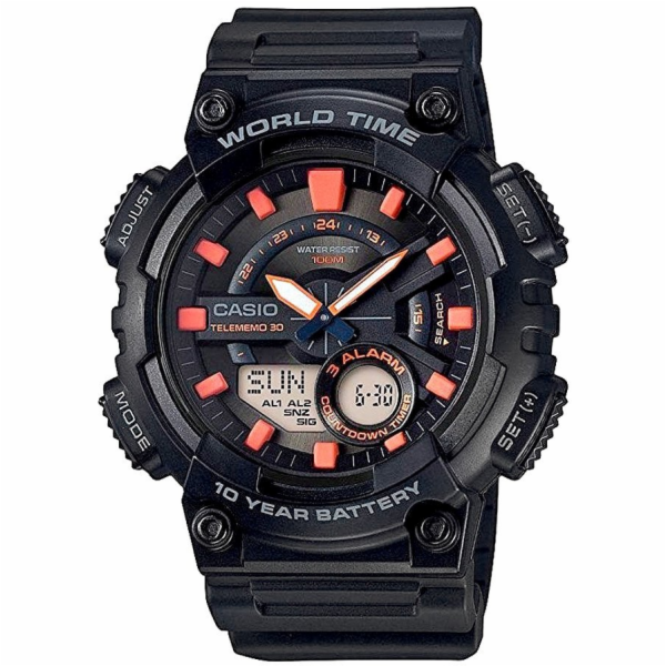 Casio Pánské hodinky Gerton AEQ-110W-1A2VDF + KRABIČKA