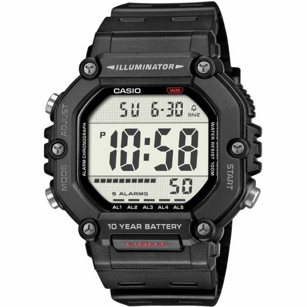 Casio Pánské hodinky AE-1600H-1AVDF + KRABIČKA