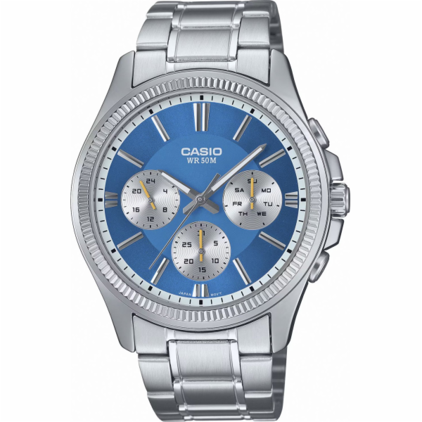 Casio Pánské hodinky MTP-1375PD-2A2VEF stříbrné barvy