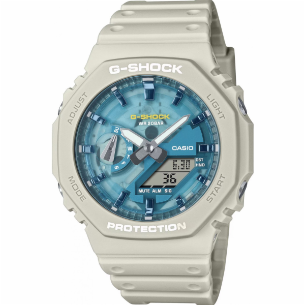 EDIFICE Hodinky Casio G-Shock GA-2100AS-5AER 200m béžové