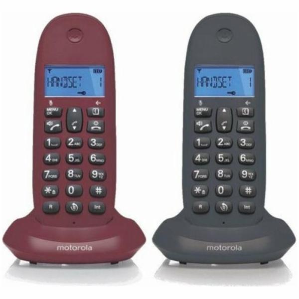 Motorola Bezdrátový DECT telefon C1002 s LCD displejem