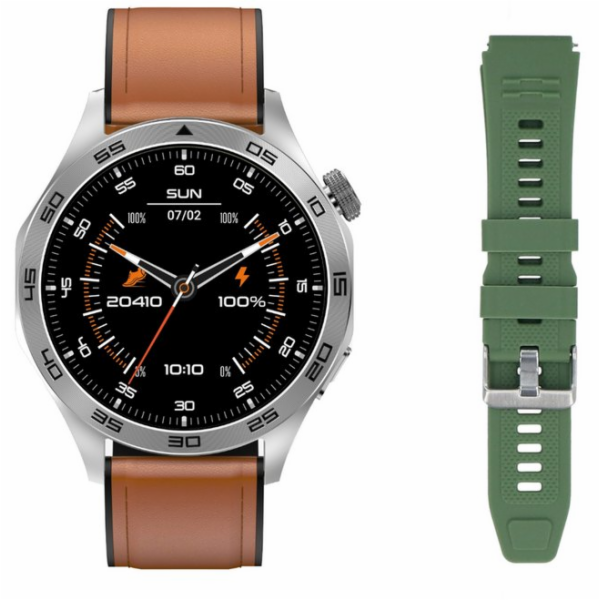 GepardWatches Chytré hodinky GlacierX Noir + standardní ř...
